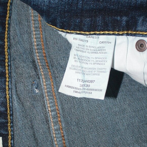 Wrangler slim straight men jeans Relaxed fit Size 36X30 - Picture 4 of 4